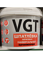Шпатлевка VGT, акриловая, универсальная, 3.6 кг - фото 2