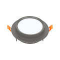 Светильник встраиваемый Бинар, GX53, круглый, графит, General Lighting Systems, GCL-GX53-H38