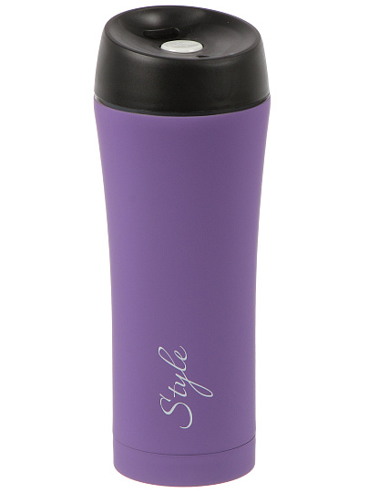 Термокружка пластик, 0.45 л, узкая горловина, Daniks, колба нержавеющая сталь, SL-NT015-18-3633