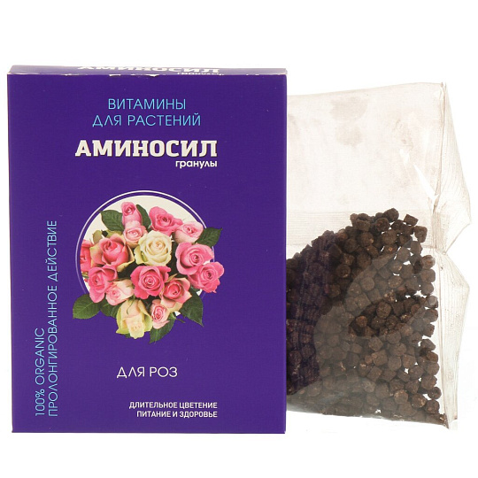 Удобрение для роз, гранулы, 50 г, Аминосил