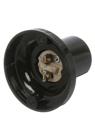 Патрон Е27, потолочный, UNIVersal, карболит, 4А, 250В, индивидуальная упаковка