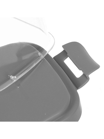 Масленка пластик, пыльно-серая, Martika, Летиция, С322ПСЕР