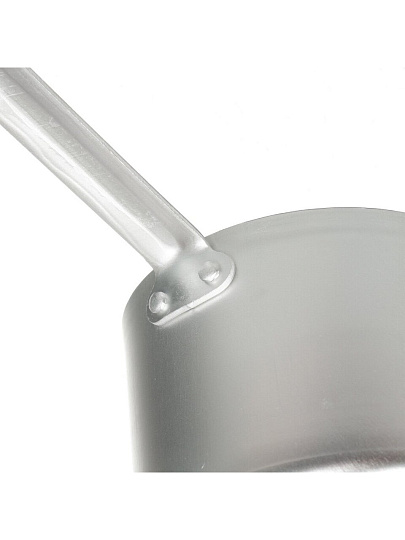 Кастрюля алюминий, 1 л, крышка алюминий, алюминиевая ручка, Калитва, 14010