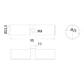Соединитель для труб, GP 59 (R-10A), 2 шт, Trodos, Joker Chrome, 313022 - фото 2