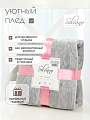 Плед евро, 200х220 см, велсофт жаккард, 100% полиэстер, Silvano, Lotus, серый, 200/007-LOT/LA - фото 5
