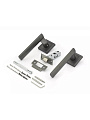 Комплект для двери Фабрика Замков, FZ SET 39L 100, 113467, ручка в комплекте, графит - фото 2