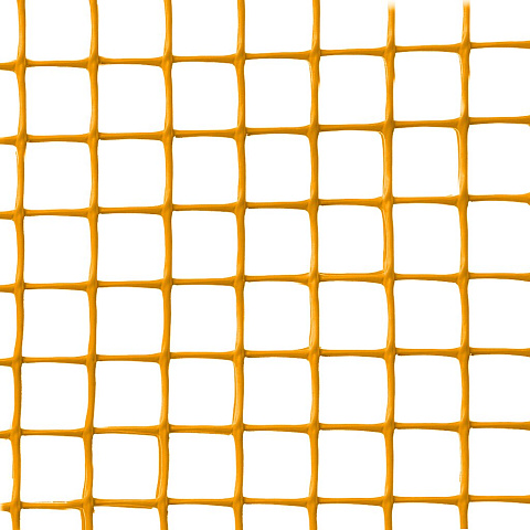 Сетка садовая пластмасса, ячейка 15 х 15 мм, квадратная, 100х2000 см, оранжевая, Эконом П17708
