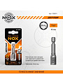 Ключ-насадка для кровельных саморезов, Nox, 6х48 мм, магнитный адаптер, блистер - фото 3