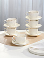 Набор чайный фарфор, 12 предметов, на 6 персон, 230 мл, ТМ Глория, Bonjart, 202338 - фото 2