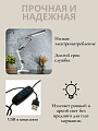 Светильник настольный на струбцине, с USB, белый, абажур белый, YT-FF033, 2 звена - фото 3
