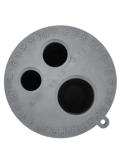 Манжета дренажная, 50х5-18, ТЭП, серая, MasterProf