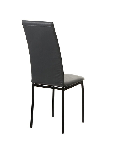 Стул 520х410х1070 мм, серый полимер на черном матовом, сиденье квадратное, Модуль, Амарант