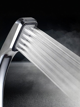 Лейка для душа, пластик, 1 режим, прямоугольная, Diadonna, D10-19002