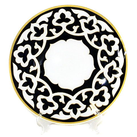 Тарелка десертная, стекло, 20 см, круглая, Пахтагуль, 4840161625, в ассортименте