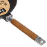 Сковорода чугун, 24 см, Гардарика, 0124, съемная ручка, с деревянной ручкой, индукция - фото 3