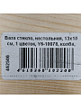 Ваза стекло, настольная, 13х10 см, 1 цветок, Y6-10078, колба, деревянная подставка - фото 6