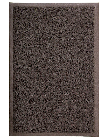 Коврик грязезащитный, 40х60 см, прямоугольный, резина, лапша, коричневый, Spaghetti, ComeForte, SPM-02