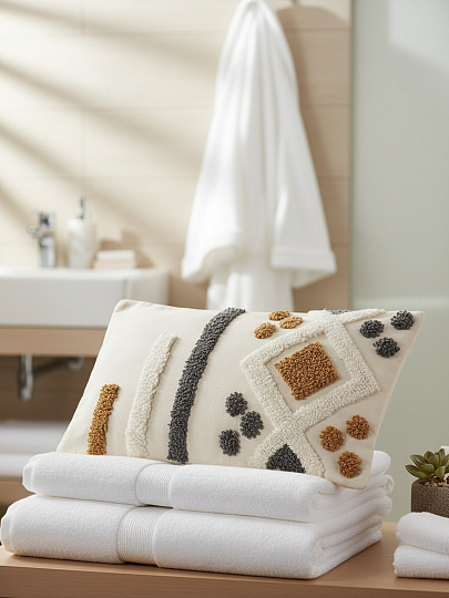 Наволочка декоративная Бохо, канвас, 30 х 48 см, A130215