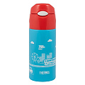Термос нержавеющая сталь, 0.4 л, узкая горловина, Thermos, FHL-401F BL, колба нержавеющая сталь, 320353