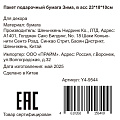 Пакет подарочный бумага, 18х10х23 см, в ассортименте, Зима, Y4-9544 - фото 4