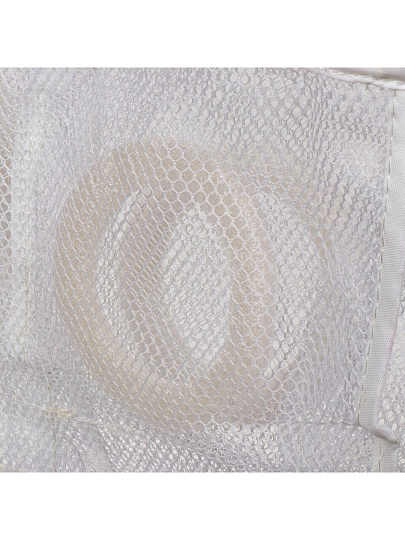 Мешок для стирки обуви 32х30 см, с молнией, сетка, T2022-7114