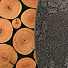 Коврик грязезащитный, 75х75 см, круглый, резина, с ковролином, Velur, Vortex, 24251 - фото 5