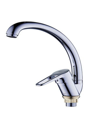Смеситель для кухни, G.lauf, с картриджем, хром, NUD4-A045