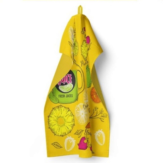 Полотенце кухонное 45х60 см, 100% хлопок, Текстильная лавка, Фреш, Россия, 10078/1