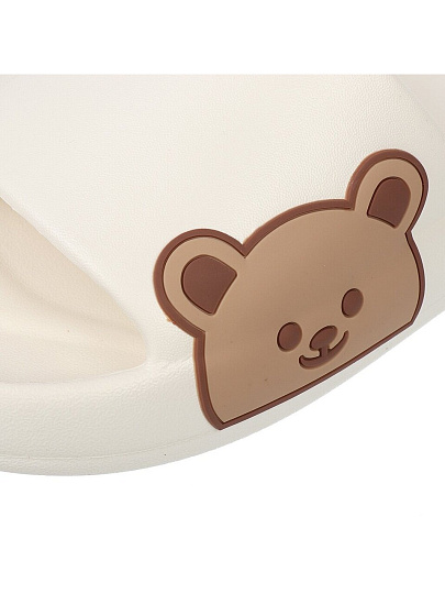 Тапки для женщин, белые, р. 40-41, открытые, Teddy, A210141