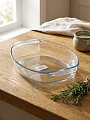Форма для запекания стекло, 27х39х7 см, 4 л, овальная, Pyrex, Irresistible, 412B000/7044