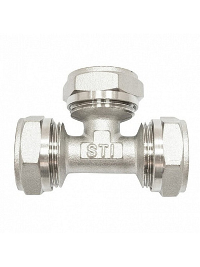 Тройник d16 мм, внутренняя резьба, STI