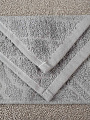 Плед евро, 220х240 см, подарочная коробка, жаккард, 100% хлопок, Karteks, Damask 14, серый - фото 2