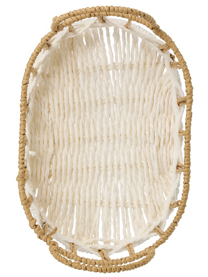 Корзина 25х17х9 см, овальная, плетеная, Y4-9663