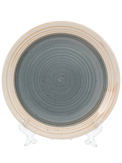 Сервиз столовый керамика, 19 предметов, на 6 персон, Domenik, Nordic, DMS250, серый