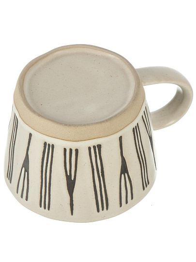 Кружка керамика, 300 мл, Грифельные зарисовки, 10.2х7.5 см, Y4-8979, в ассортименте