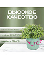 Кашпо пластик, 0.65 л, 11.5х10.5 см, со вставкой, фисташковое, Idea, Мари, М 3075 - фото 7