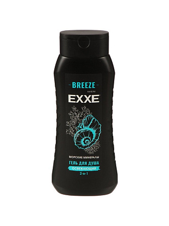 Гель для душа Exxe, Морские минералы, для мужчин, 400 мл, 2 в 1