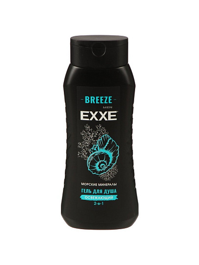 Гель для душа Exxe, Морские минералы, для мужчин, 400 мл, 2 в 1