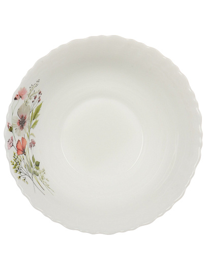 Салатник стеклокерамика, фигурный, 15х6 см, 0.4 л, Сухоцветы, МФК, MFK21181