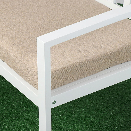 Скамейка железная труба, 128х70х86 см, Green Days, Прованс, WKL-685