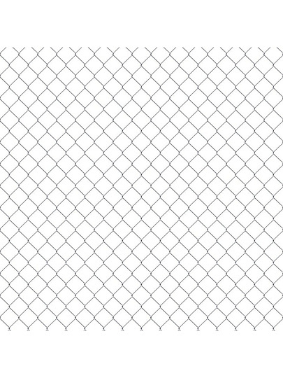 Сетка рабица металл, ячейка 35 х 35 мм, 150х1000 см, диаметр проволоки 1.5 мм, загнутые края, оцинкованная