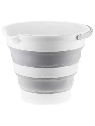Ведро пластик, 10 л, смоки, хозяйственное, со сливом, складное, Idea, Флекс, М 2413