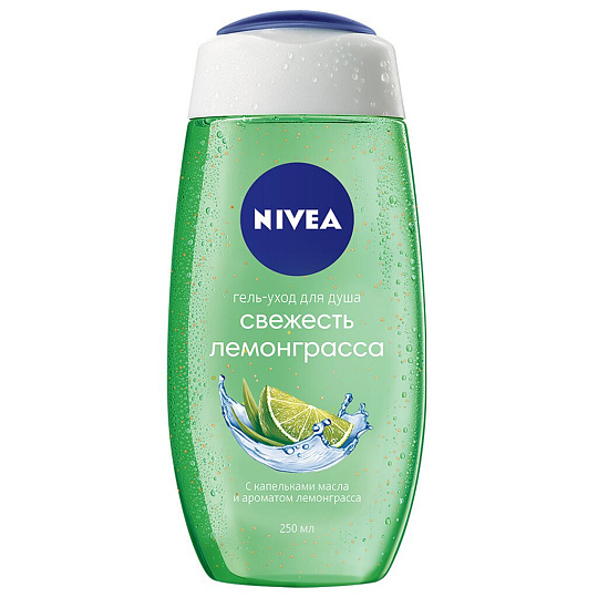 Гель для душа Nivea, Лемонграсс и масло, 250 мл
