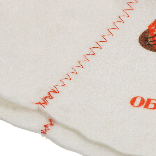 Шапка для бани войлок, с принтом, OBSI, Суров и Обаятелен, 191147