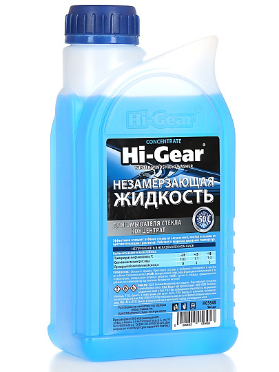 Омыватель стекол Hi-Gear, Windshield, зимний, 0.946 л, концентрат, HG5648