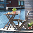 Мебель садовая Jazz Set, капучино, стол, 70х72 см, 2 стула, 17204593 РОС/КАП - фото 4
