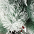 Елка новогодняя напольная, 210 см, Заснеженная, сосна, зеленая, хвоя леска + ПВХ пленка, Y4-4105 - фото 5