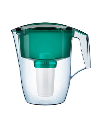 Фильтр-кувшин Аквафор, Гарри, для холодной воды, 1 ступ, 3.9 л, зеленый, 512479