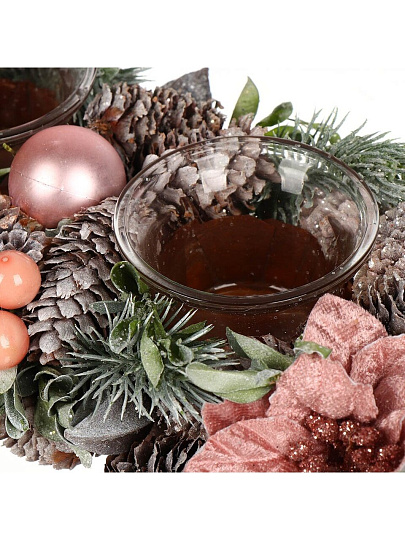 Подсвечник 2 свечи, 31 см, для свечи до 6.5 см, SYSGZSA-4623087