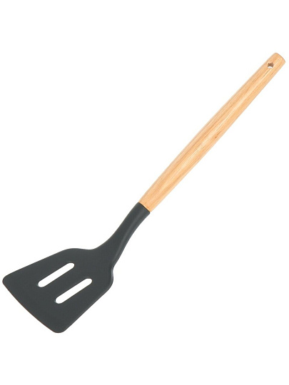 Набор кухонных принадлежностей 12 предметов, бамбук, силикон, на подставке, Y4-7681